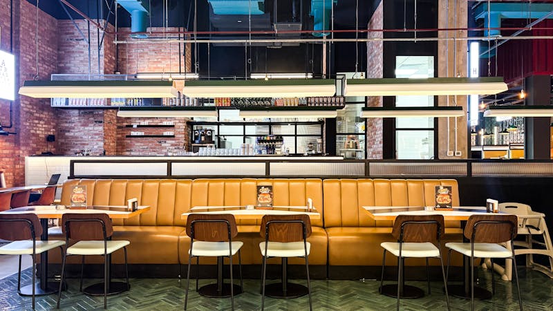 Dions restaurant interior dining area